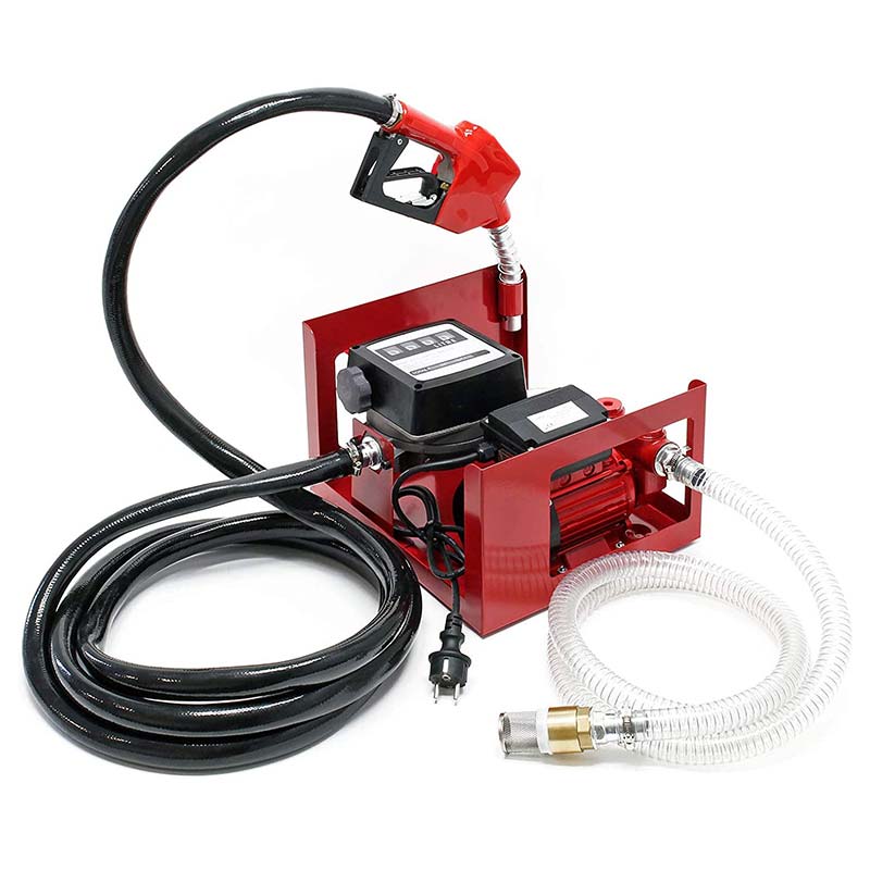 4 桁の流量計が付いている自吸式電気オイル ディーゼル移送ポンプ